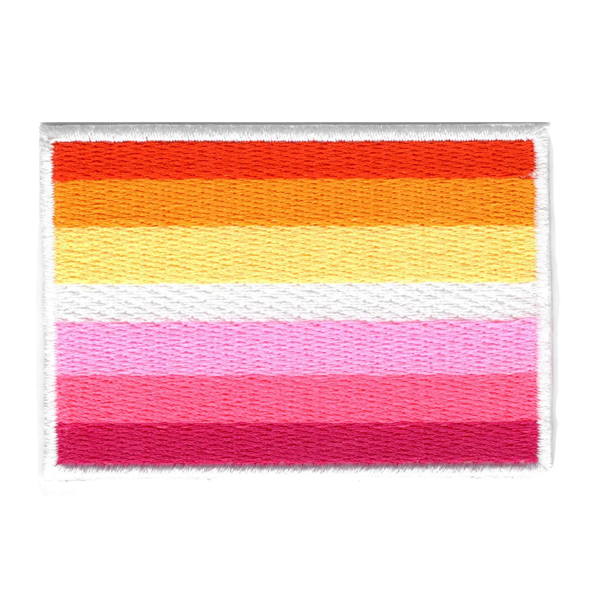 Lesbian Pride Flag Patch LGBTQ+ Embroidered Iron On – Patch Collection