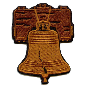 Philadelphia Liberty Bell Embroidered Iron On Patch 
