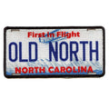 North Carolina License Plate Patch Old North Travel Embroidered Iron On