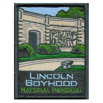 Lincoln Boyhood National Memorial Patch Indiana Frontier Travel Embroidered Iron On