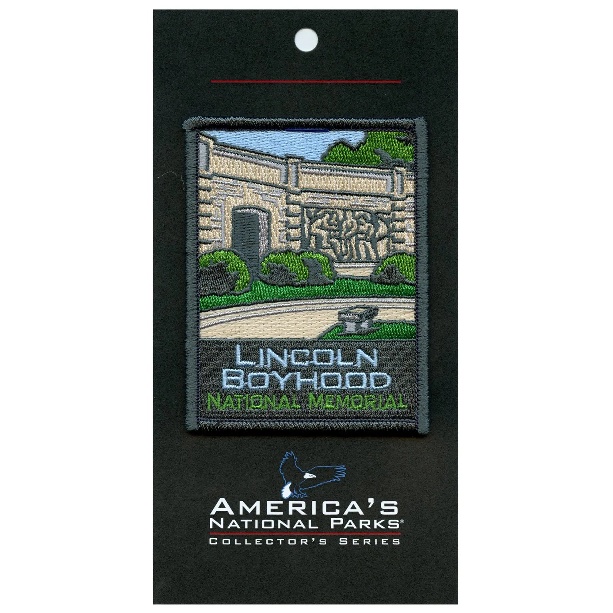 Lincoln Boyhood National Memorial Patch Indiana Frontier Travel Embroidered Iron On