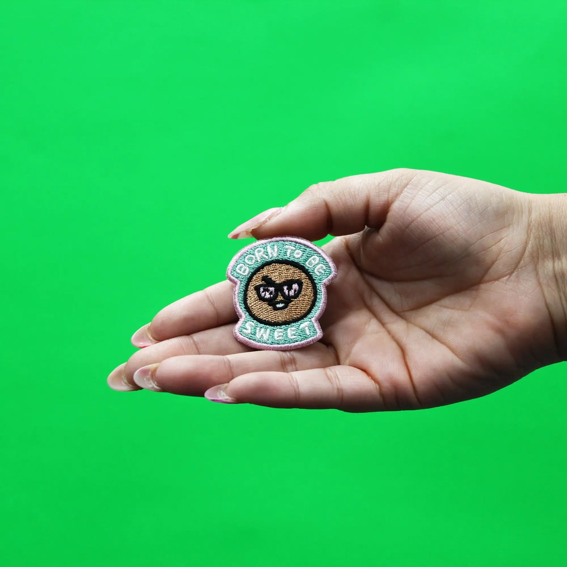Line Friends BT21 Shooky Patch Born To Be Sweet Embroidered Iron On 