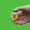 Line Friends Chick Sally Head With Eggshell Embroidered Iron On Patch 