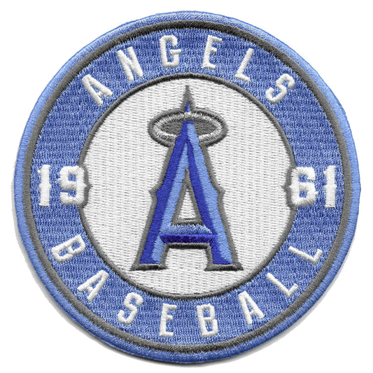 Los Angeles Angels Fathers Day Blue Sleeve Jersey Patch 
