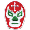 Mexican Luchador Mask Embroidered Iron On Patch 
