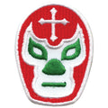 Mexican Luchador Mask Embroidered Iron On Patch 