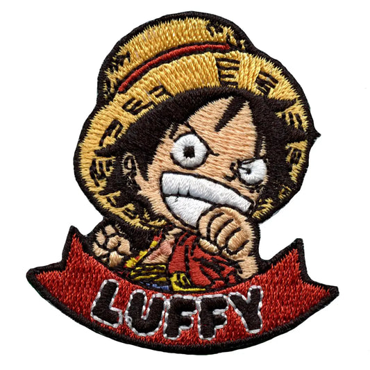 One Piece Anime Luffy Embroidered Patch 