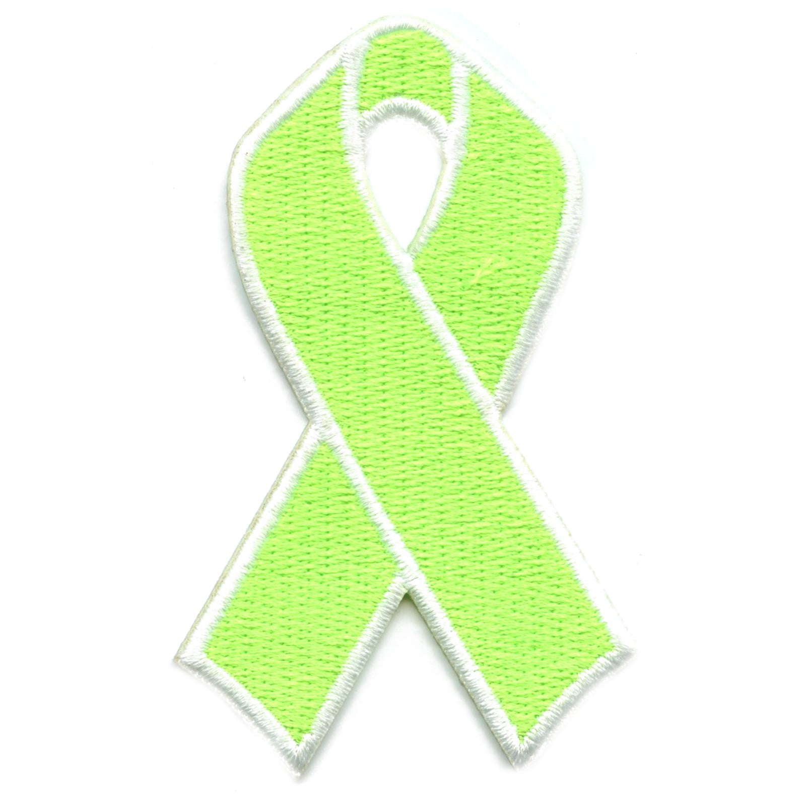 Cancer Awareness Ribbons Fully Embroidered Iron on Patches Lymphoma Cancer