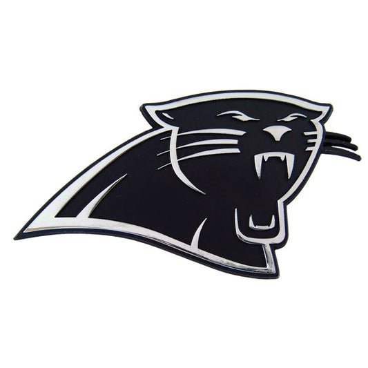 Carolina Panthers Premium Solid Metal Chrome Plated Car Auto Emblem 