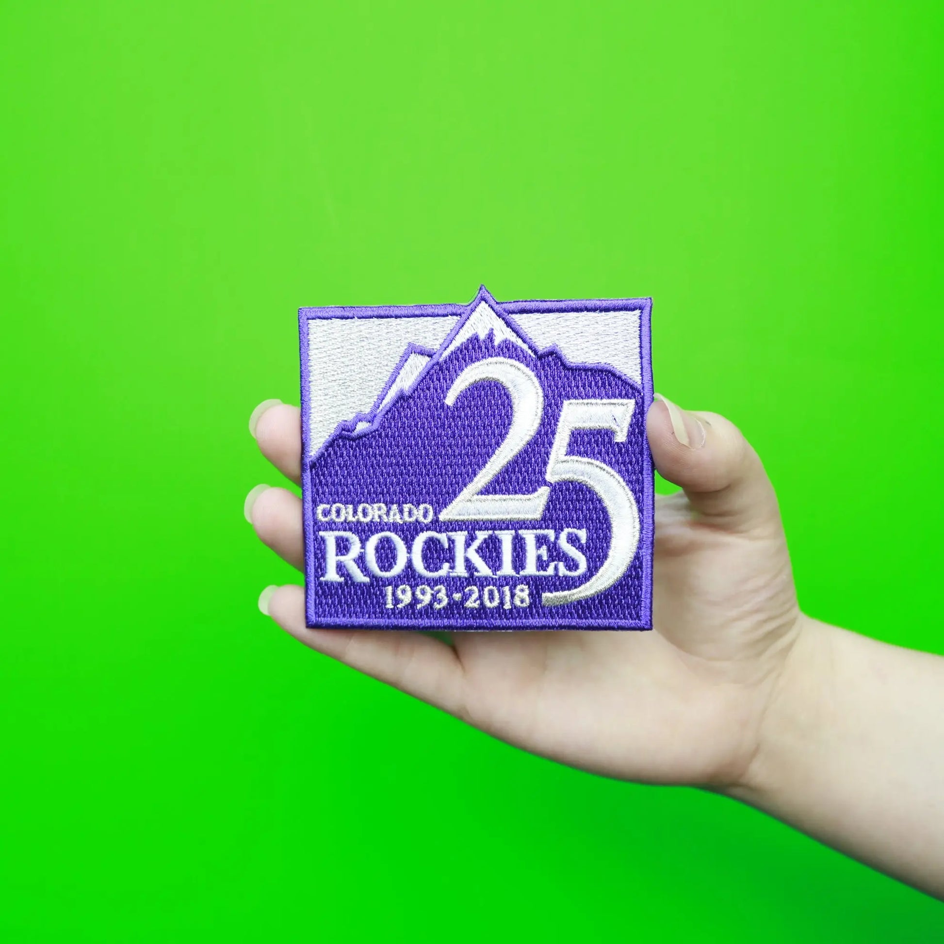 2018 1993 Colorado Rockies 25th Anniversary Logo Sleeve Patch 