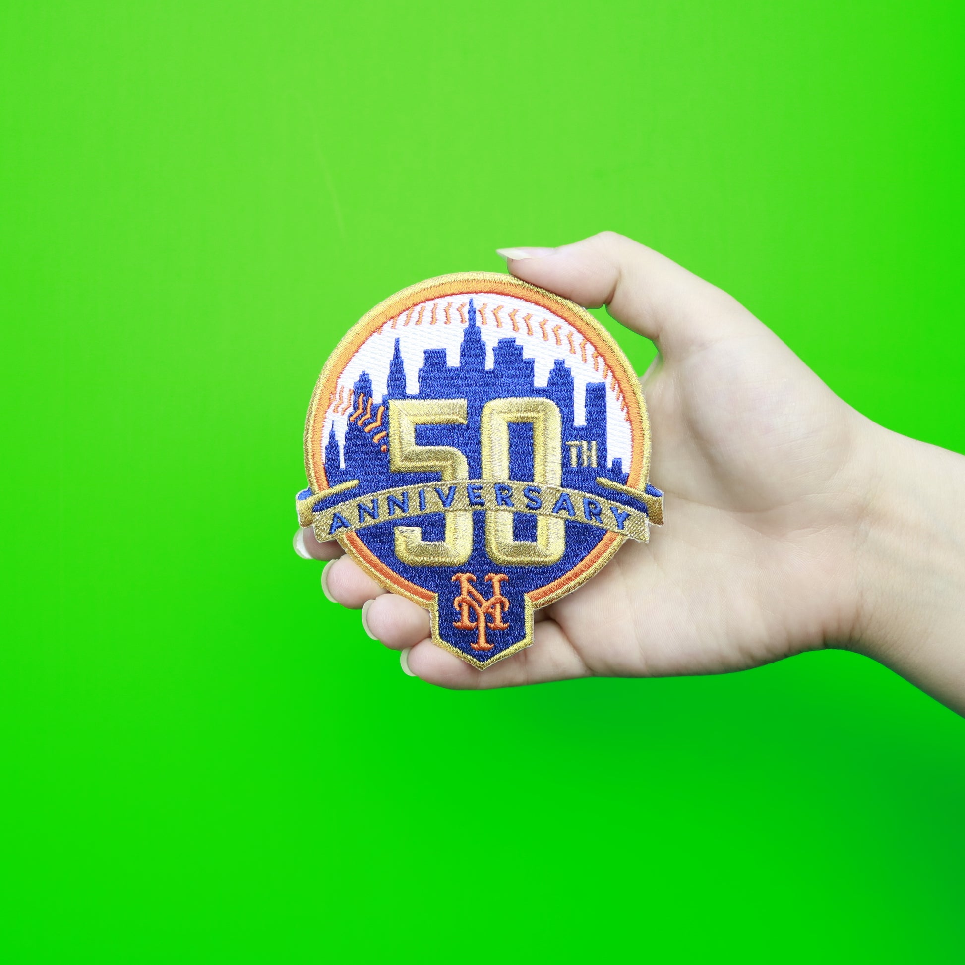 2012 New York Mets 50th Anniversary Jersey Sleeve Patch 