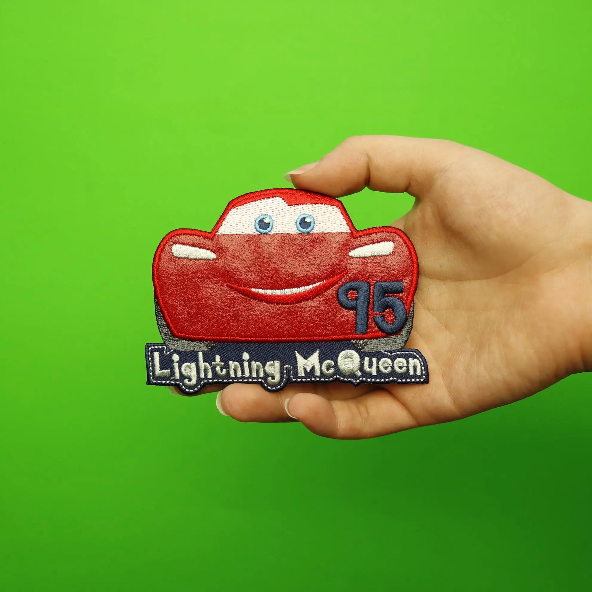 Disney Cars Lightning McQueen Embroidered Applique Patch 