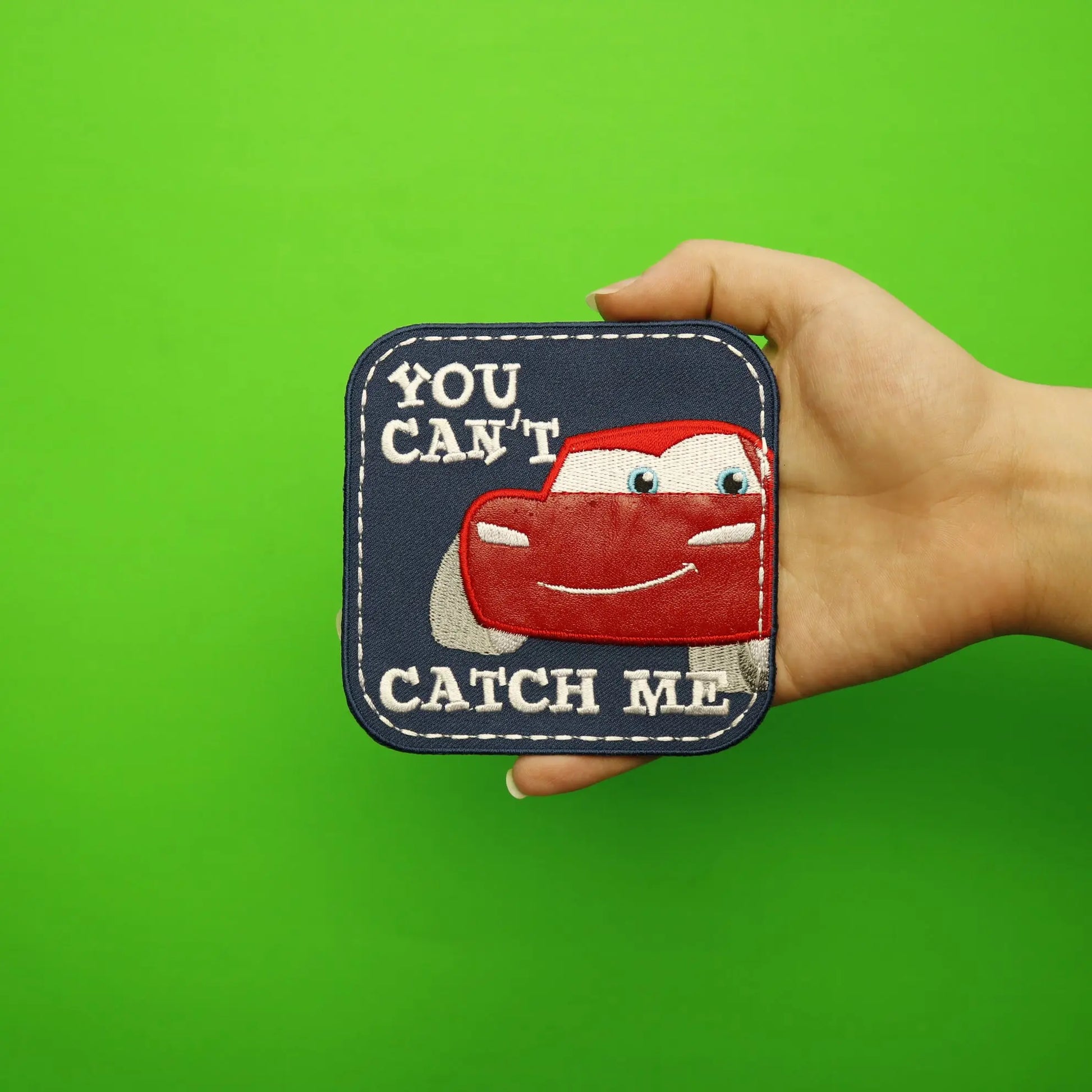 Disney Cars You Can't Catch Me Embroidered Applique Patch 