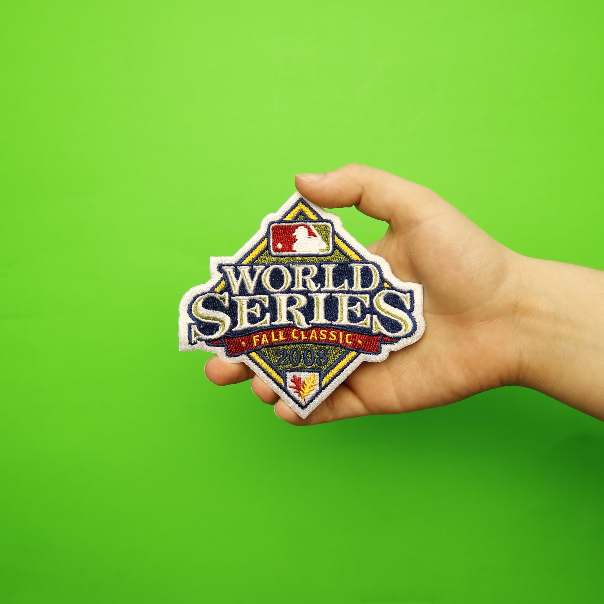 2008 MLB World Series Logo Jersey Patch Philadelphia Phillies vs. Tampa Bay  Rays