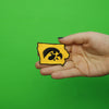 Iowa Hawkeyes State Iron On Embroidered Patch 