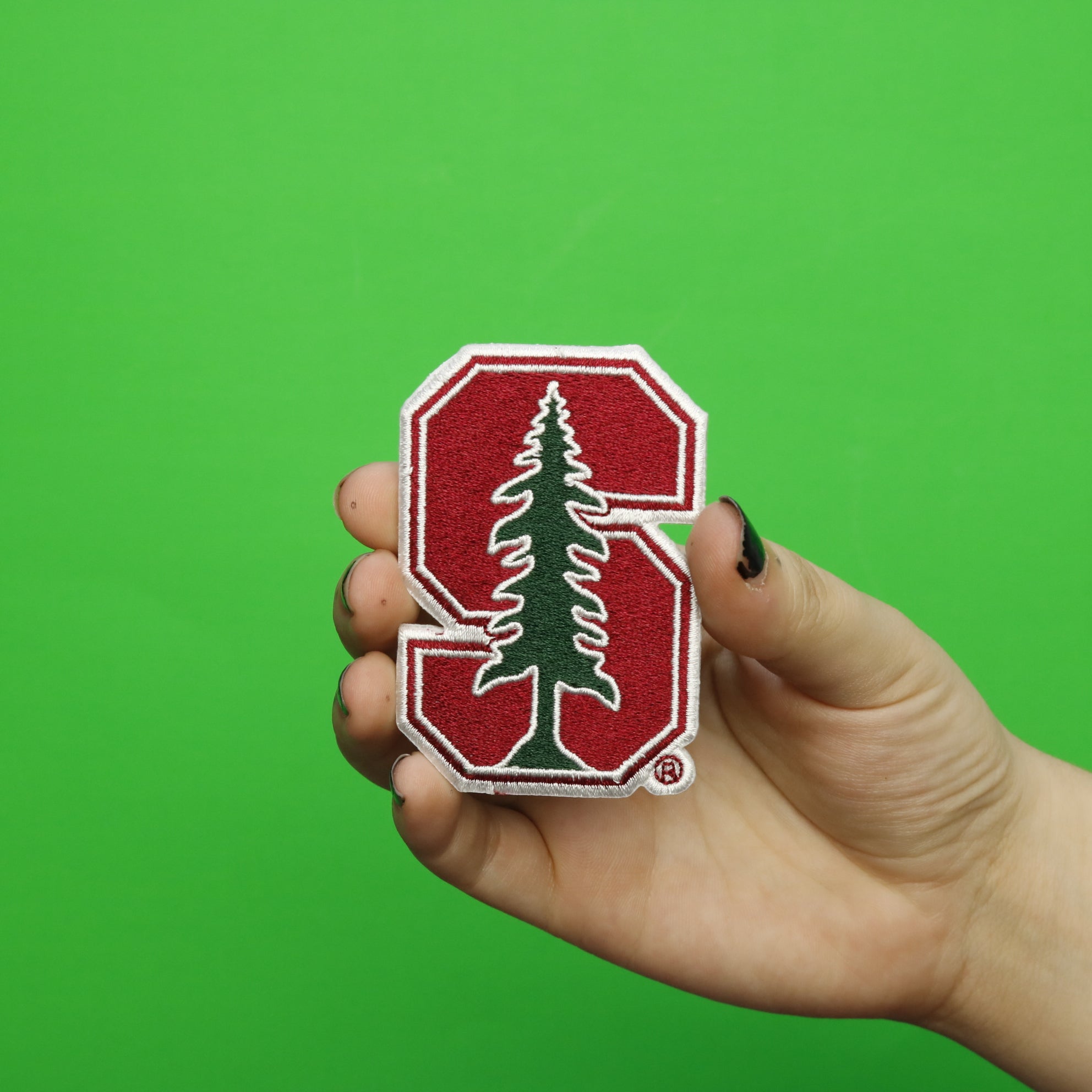 Stanford University S Logo Embroidered Iron-On Patch 