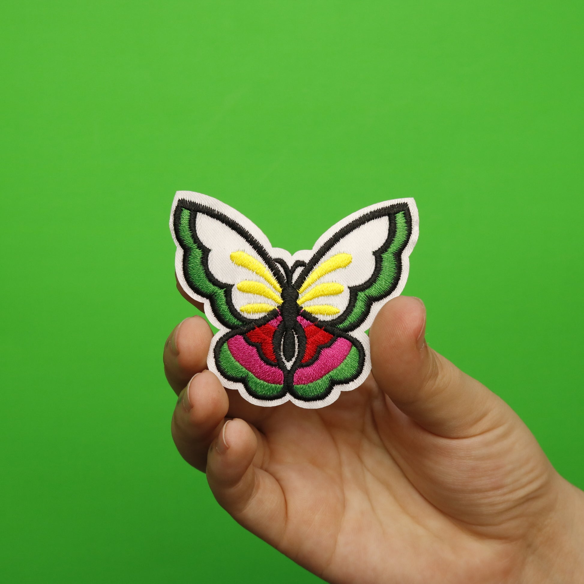 Colorful Butterfly Embroidered Applique Iron On Patch 