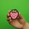 Strawberry Embroidered Applique Iron On Patch 