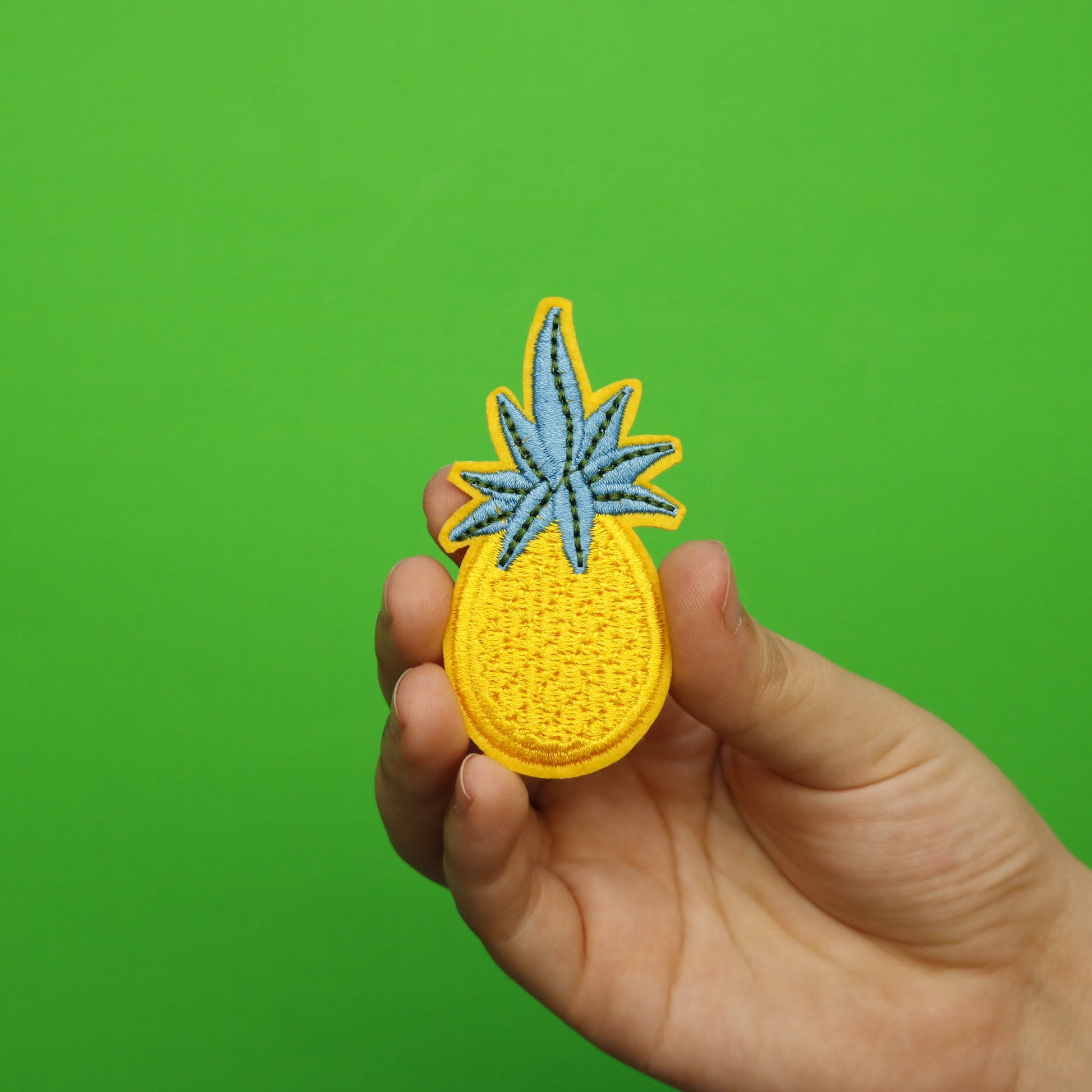 Pineapple Embroidered Applique Iron On Patch 