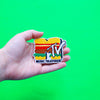 Official MTV Hamburger Logo Embroidered Iron On Patch 
