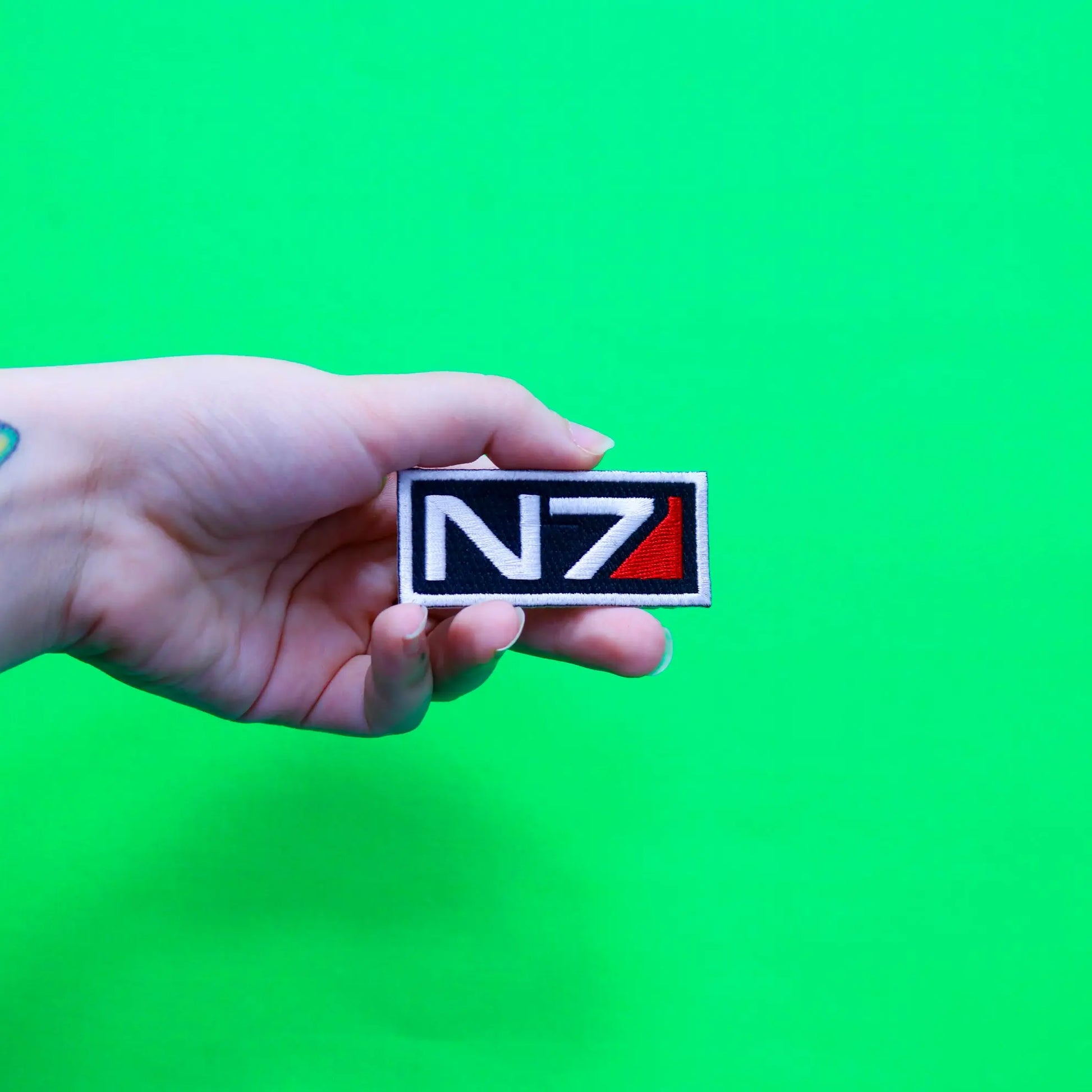 Official Mass Effect: N7 Logo Embroidered Iron On Patch 