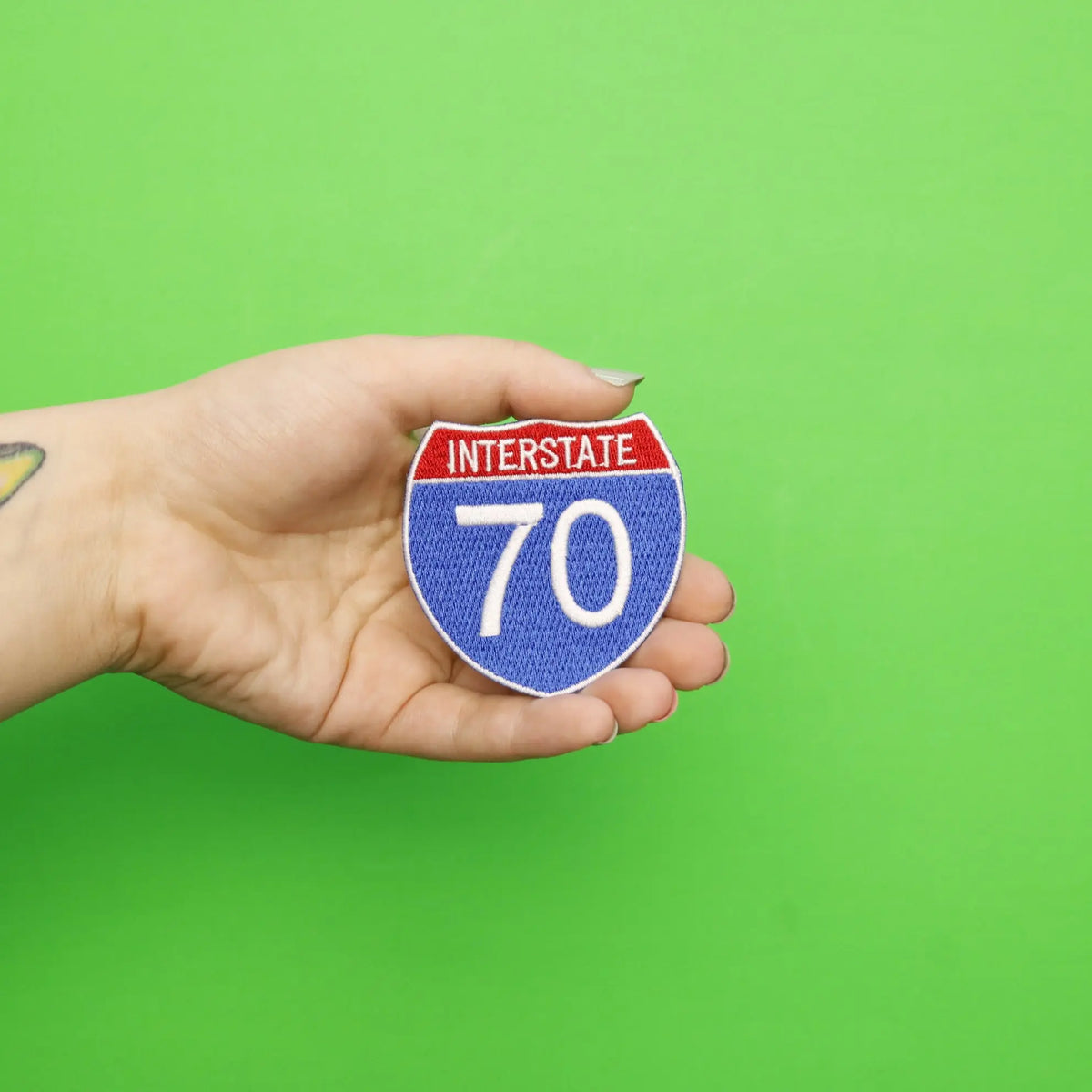 Interstate 70 I-70 Freeway Sign Embroidered Iron On Patch – Patch ...