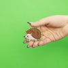 Cute Happy Hedgehog Embroidered Iron On Patch 