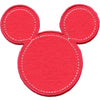 Disney Minnie Mouse Head Pink Embroidered Applique Iron On Patch 