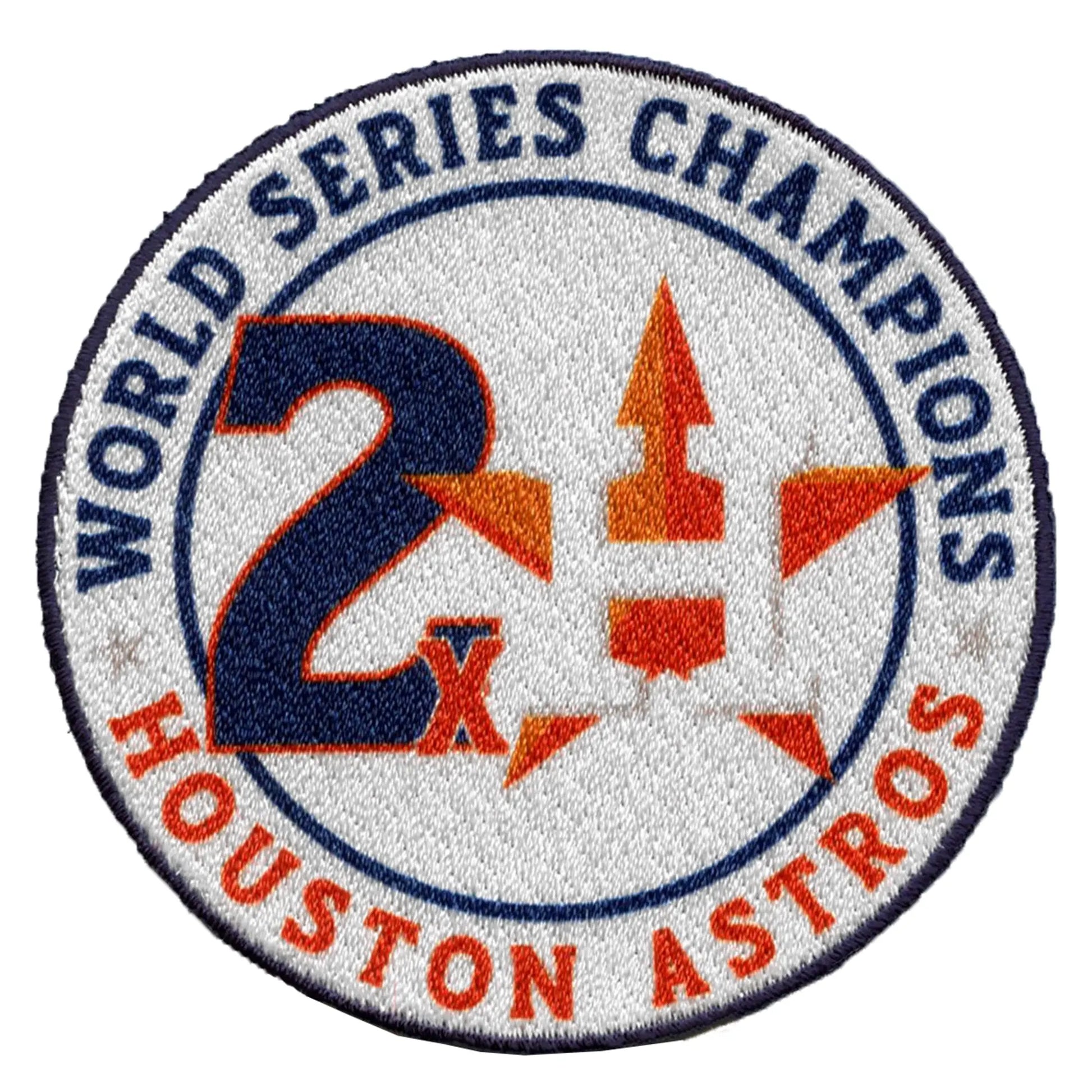 2022 MLB Houston Astros Two-Time World Series Champions Dynasty Fan Patch