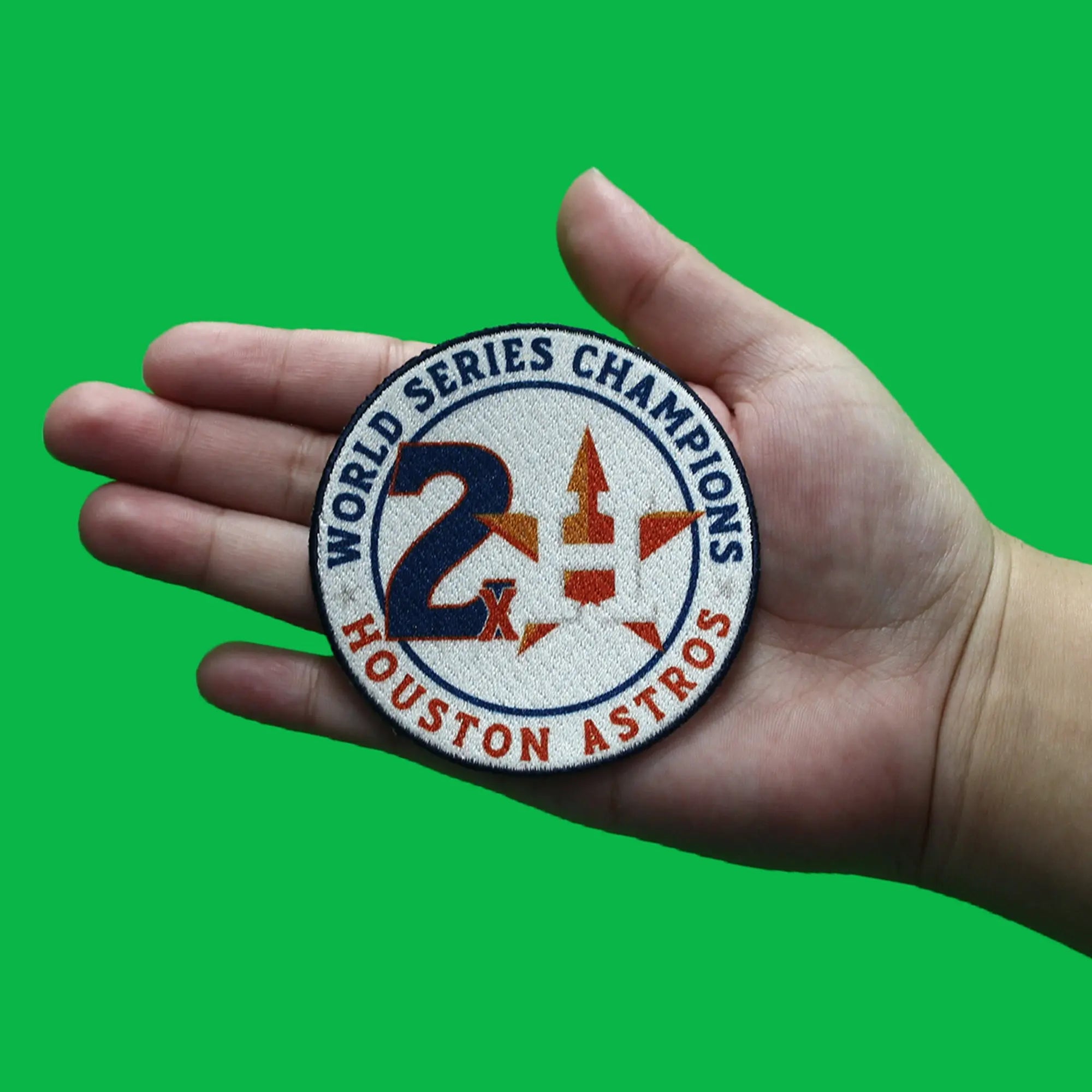 2022 MLB Houston Astros Two-Time World Series Champions Dynasty Fan Patch