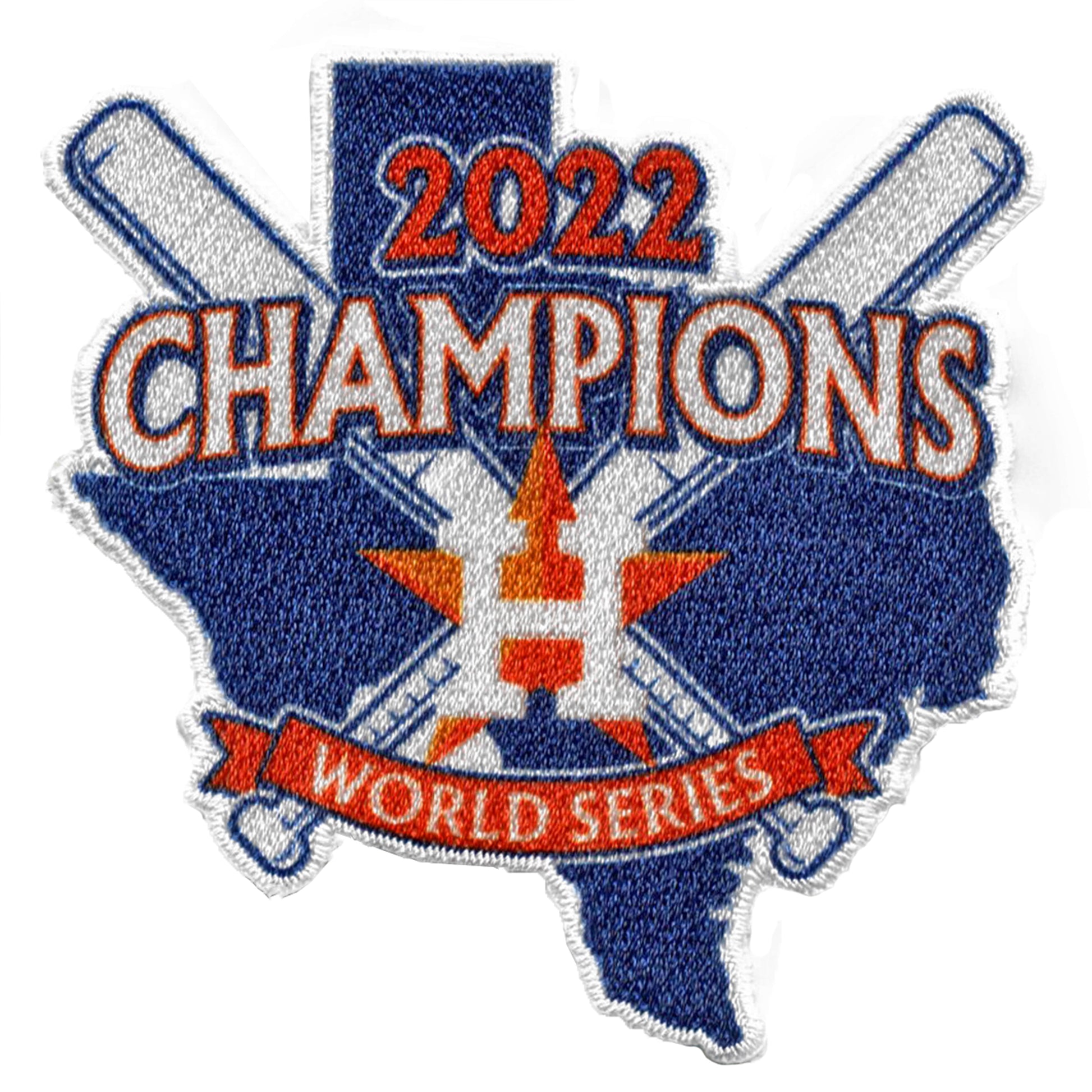 HOUSTON ASTROS 2022 WORLD SERIES CHAMPIONS!! JERSEY STYLE PATCH LICENSED MLB