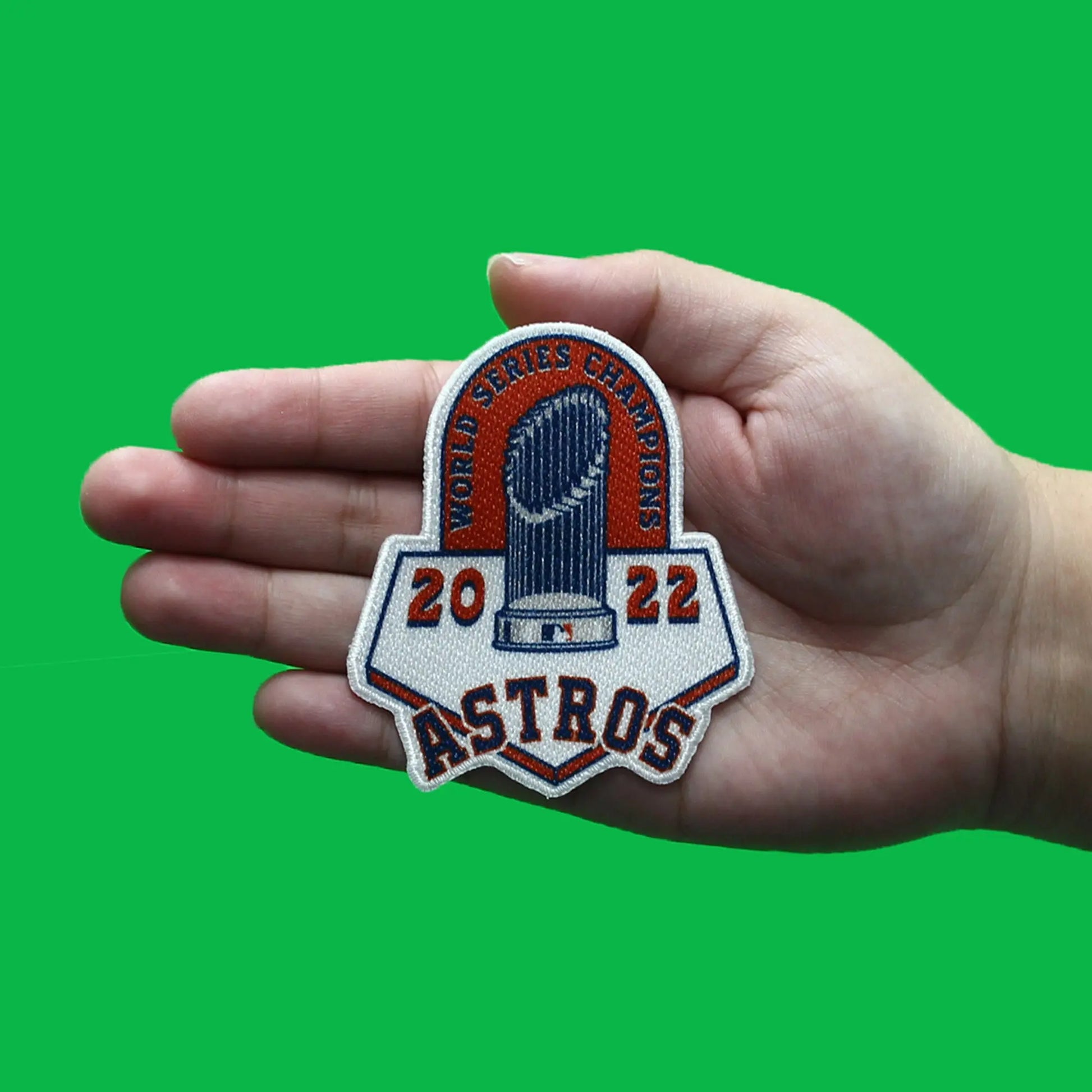 HOUSTON ASTROS 2022 MLB World Series Hat Patch Iron On 