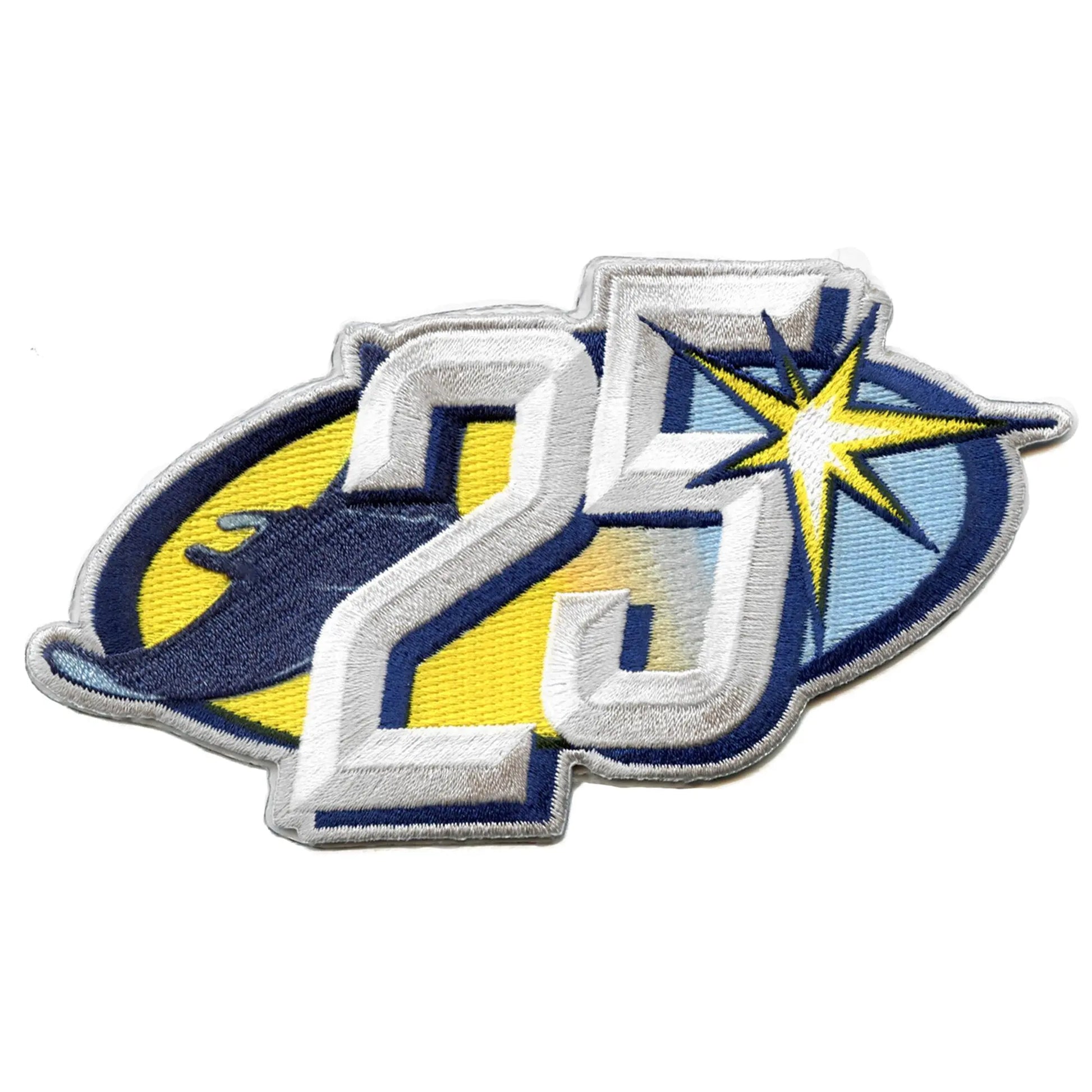 Tampa Bay Rays 25th Anniversary Embroidered Jersey Patch 2023 – Patch  Collection