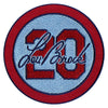 2020 Lou Brock #20 St Louis Cardinals Blue Memorial Patch 