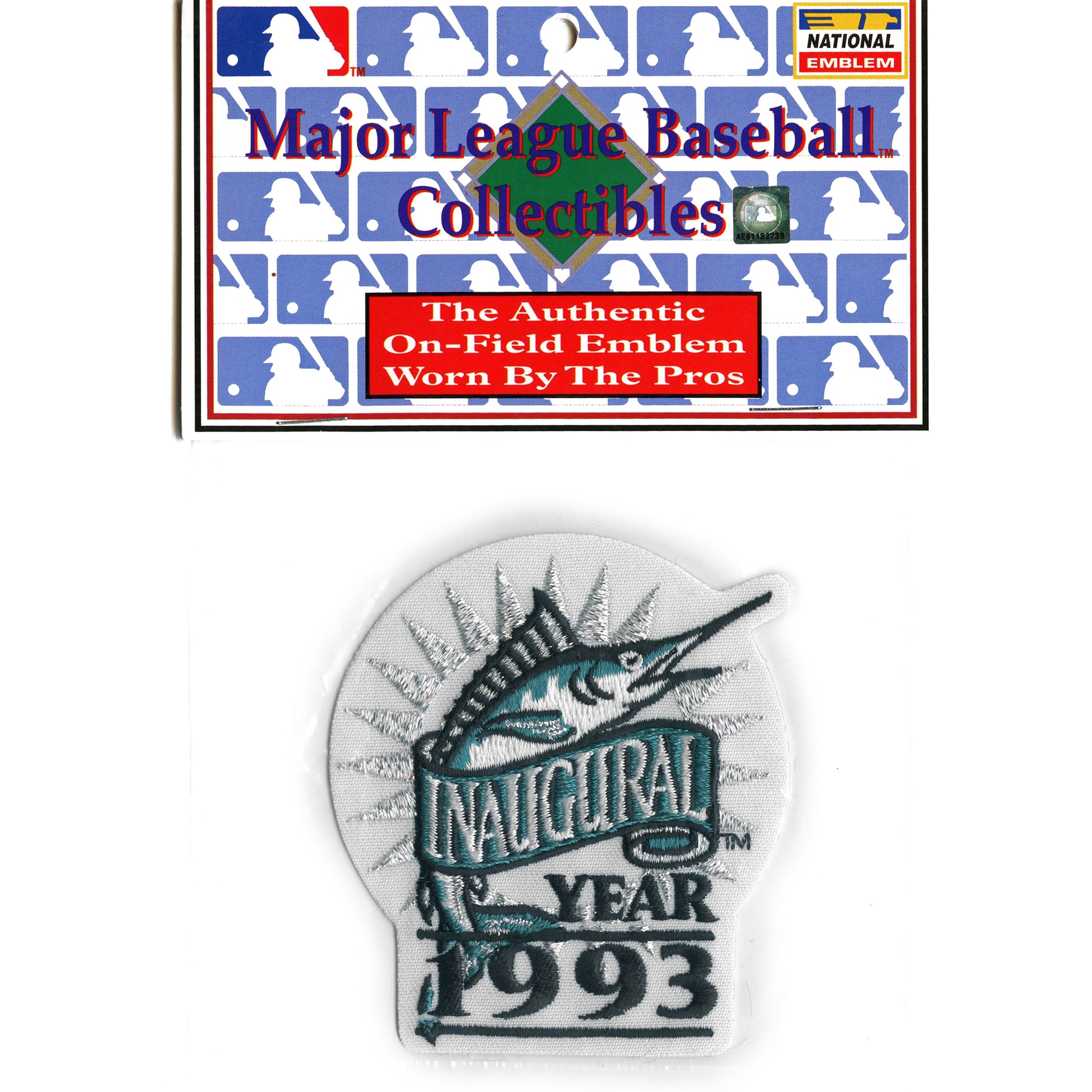 Florida Miami Marlins 1993 Inaugural Season Jersey Patch