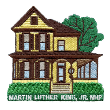 Martin Luther King Jr's House Patch Atlanta Georgia Travel Embroidered Iron On