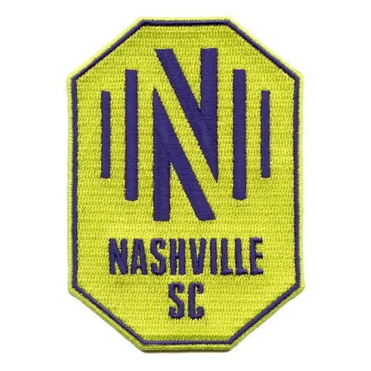 Nashville SC Primary Team Crest Patch MLS Soccer Club Embroidered Iron On 