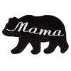Mama Bear Patch Family Silhouette Embroidered Iron On 
