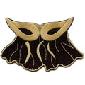 Mardi Gras Mask Embroidered Iron On Patch