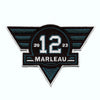 2023 San Jose Sharks Patrick Marleau #12 Retirement NHL Jersey Patch (Triangle)
