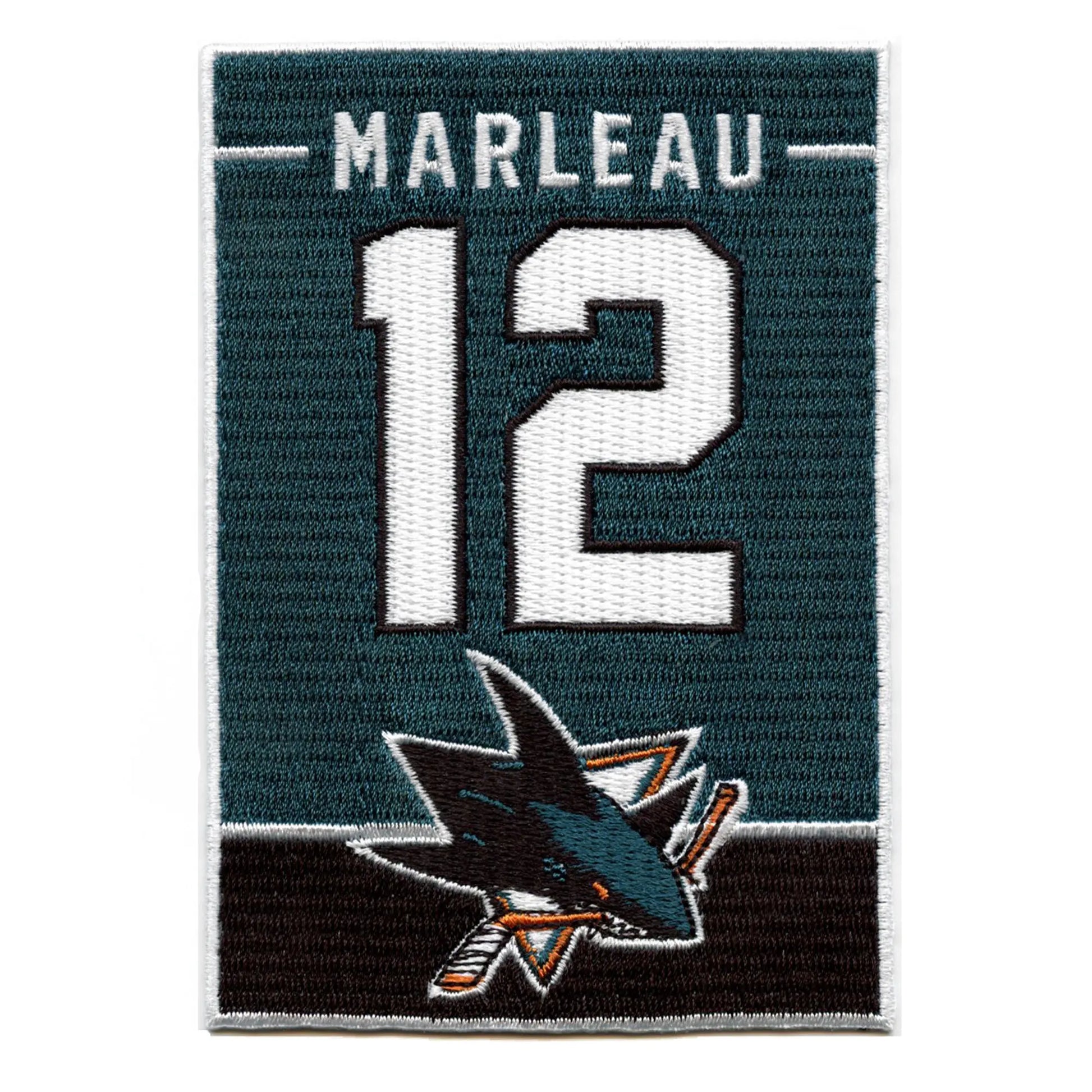 2023 San Jose Sharks Patrick Marleau #12 Retirement Banner Jersey Patch