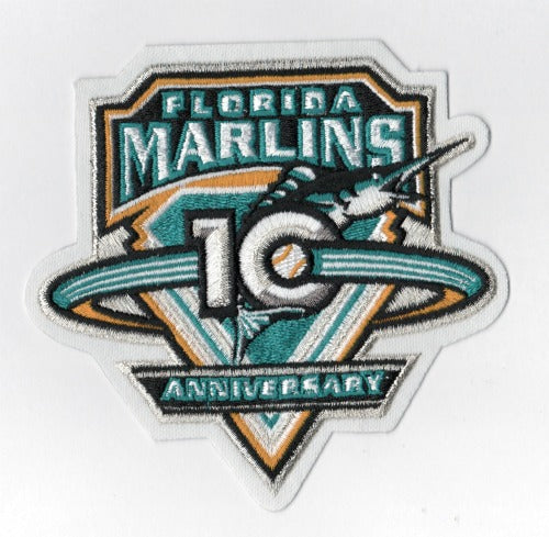 2003 Florida Marlins 10th Anniversary Patch 
