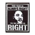 Martin Luther King Morals Quote Embroidered Iron On FotoPatch