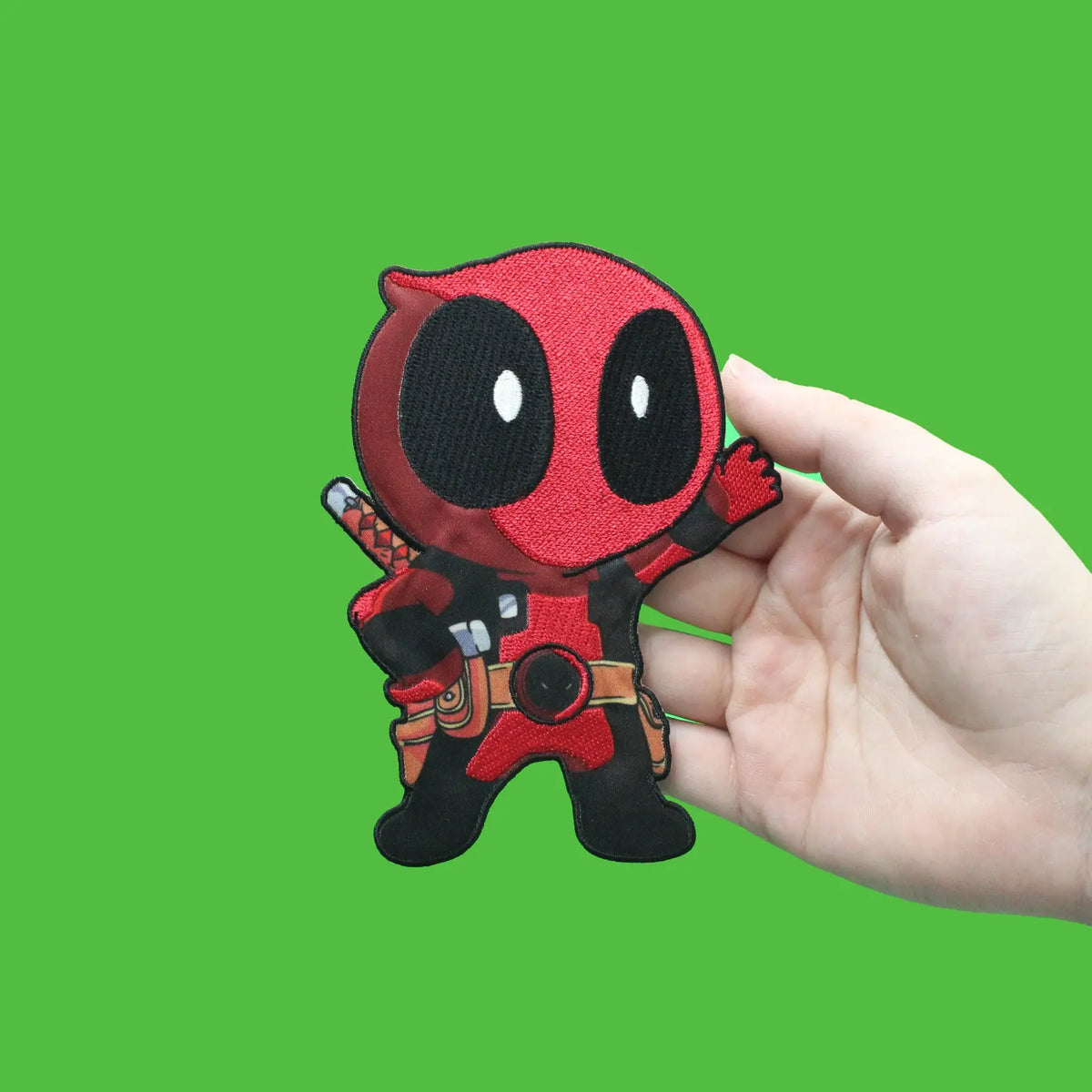 Marvel Animated Deadpool Character Embroidered Iron On Applique Patch ...