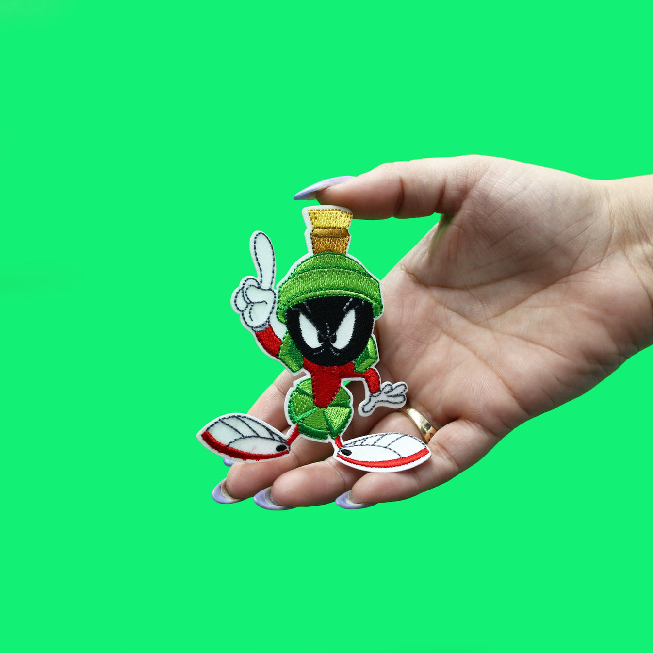 Marvin The Martian Iron-On Patch Official Looney Tunes