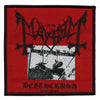 Mayhem Deathcrush Patch 1987 Album Art Sew On 