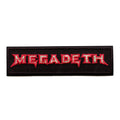 Megadeth Patch Rock Font Logo Embroidered Iron On