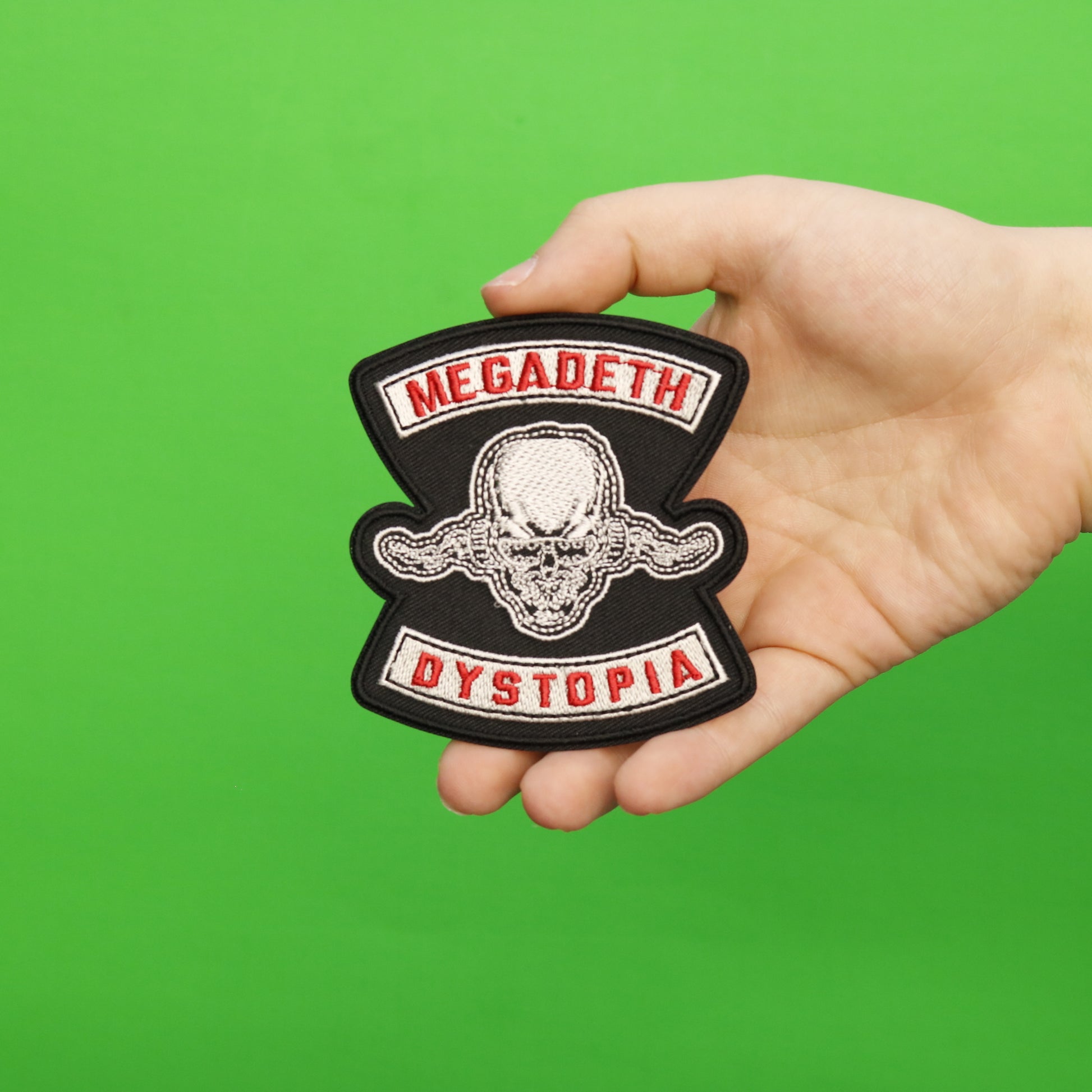 Megadeth Dystopia Embroidered Iron On Patch 