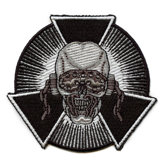 Megadeth Patch Skull Burst Embroidered Iron On 