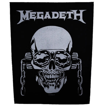 Megadeth Vic Rattlehead Back Patch Thrash Metal Band XL DTG Printed Sew On